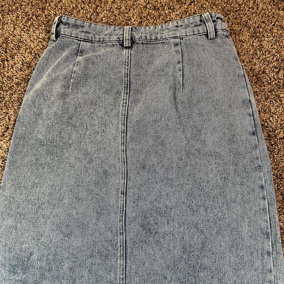 Avenue Zoe Jaymes Denim Maxi Skirt Size Medium - Picture 7 of 13